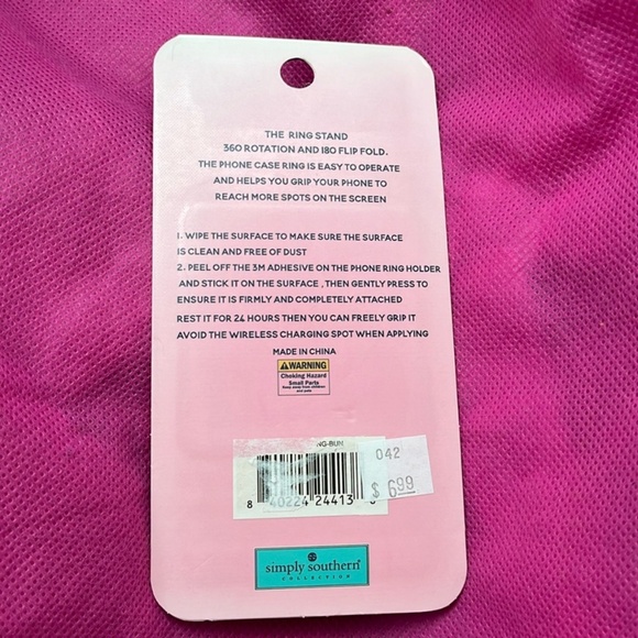 Simply Southern Phone Holder Kickstand – Messy Bun Sunglasses Design- NEW - Picture 3 of 7